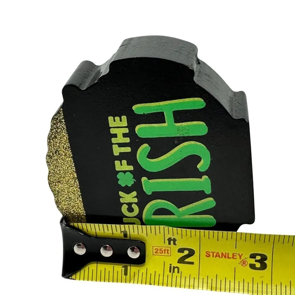 St Patricks Day Mini Sign 3in Accent Luck Irish Pot Of Gold  Tiered Tray Decor